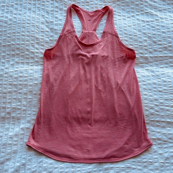 COPY - Lululemon Pleated Essential Tank - Pleated - Heathered Light Coral - Sz 4 - Picture 4 of 5